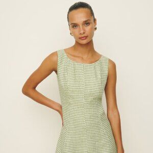 NWT Reformation linen mini dress